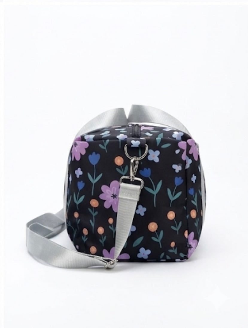 Midnight Bloom Duffel Bag