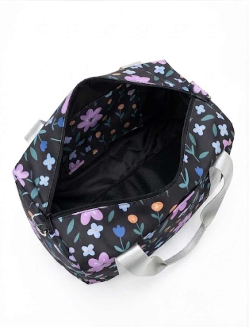 Midnight Bloom Duffel Bag