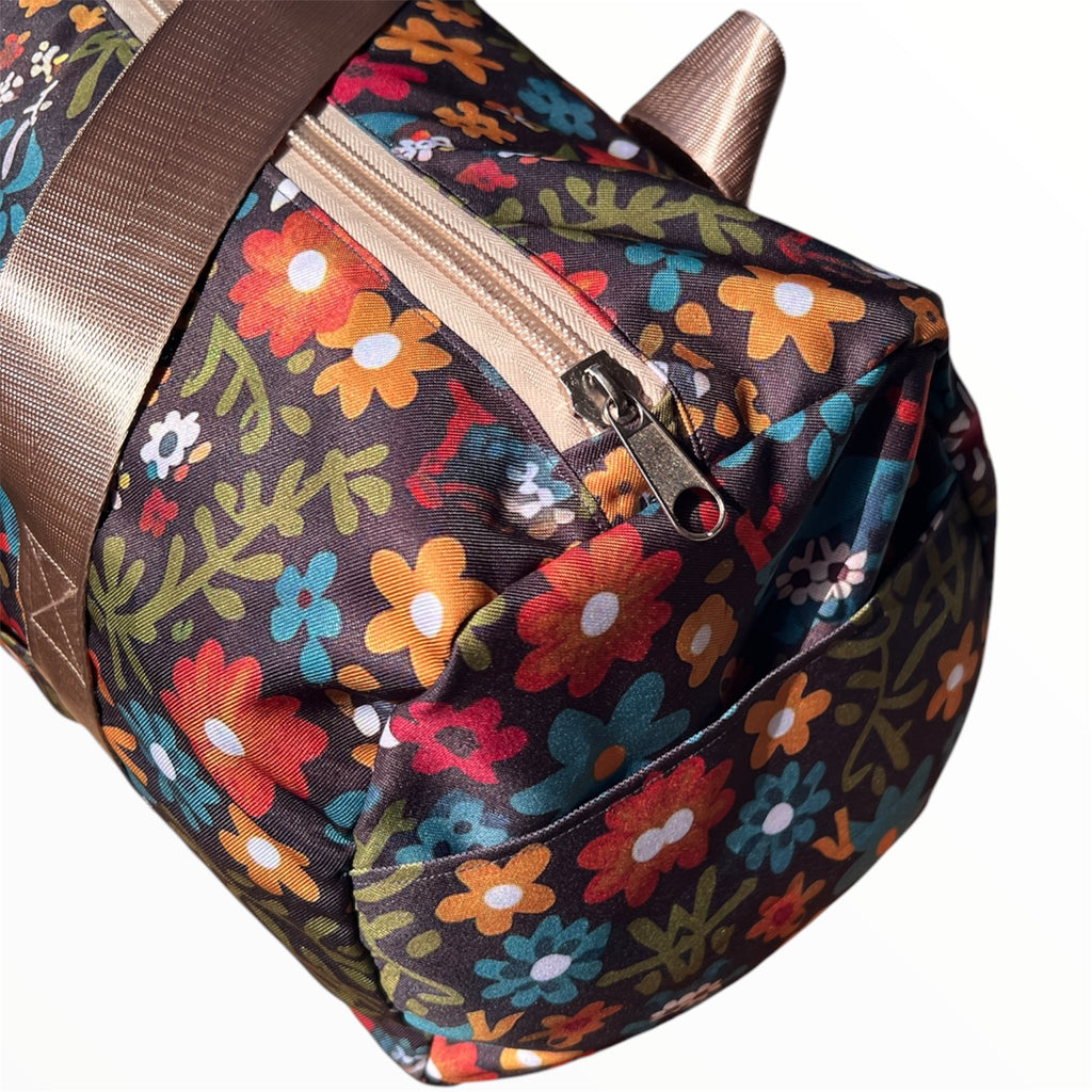 Olive Bloom Duffel Bag