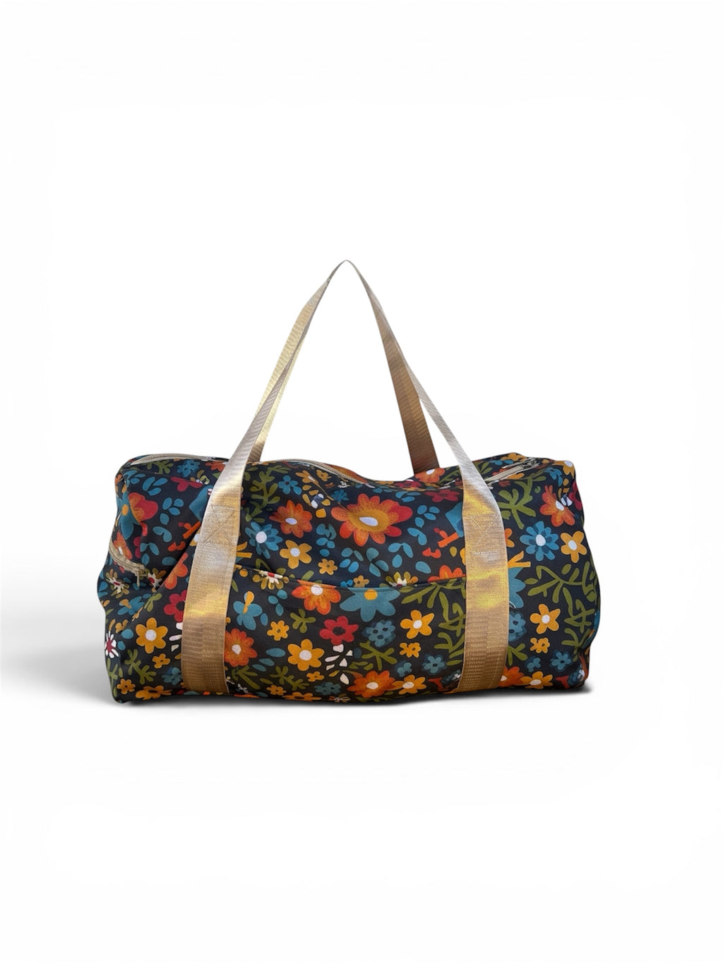 Olive Bloom Duffel Bag