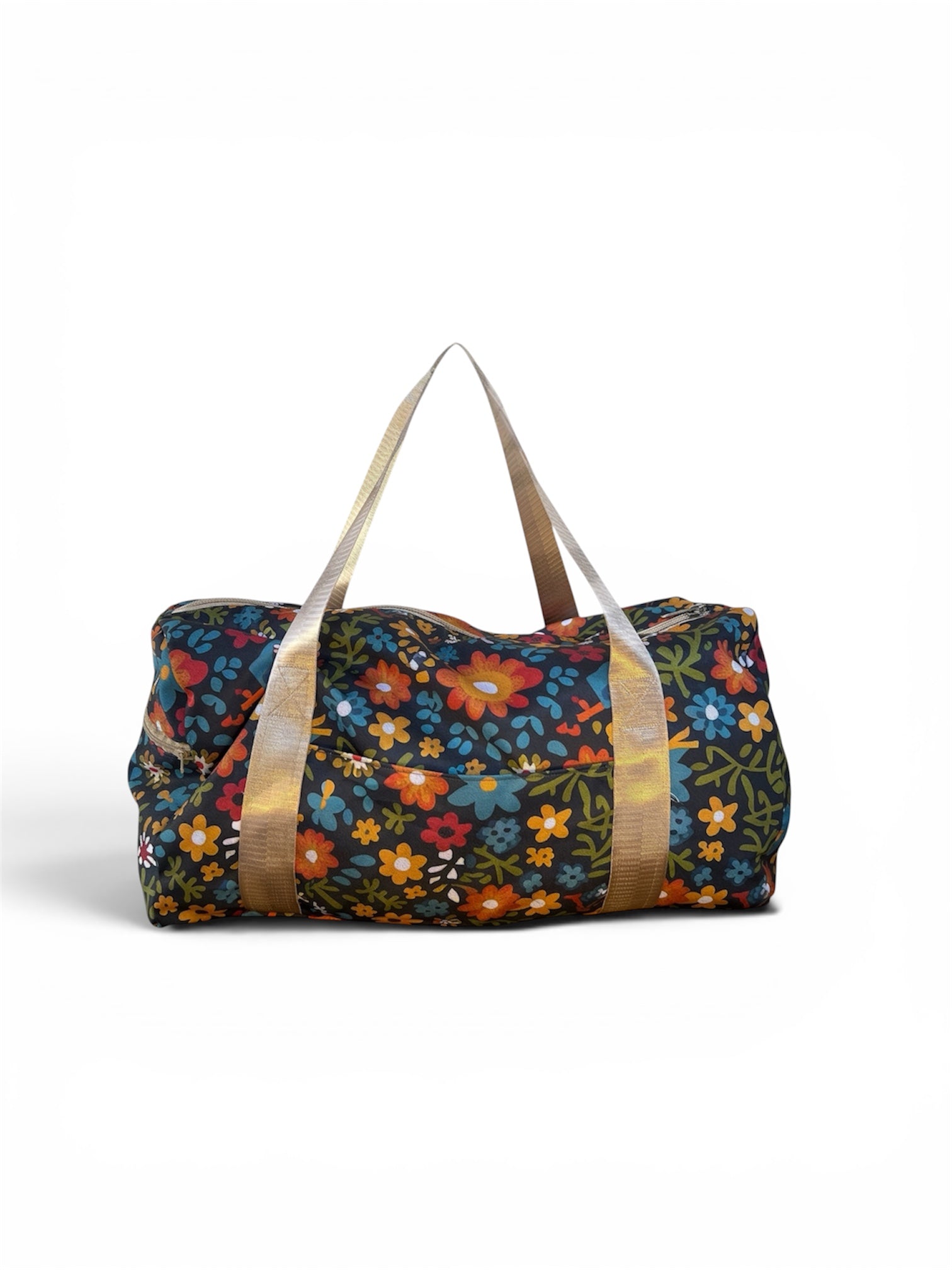Olive Bloom Duffel Bag